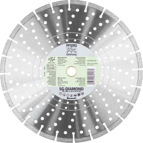 PFERD DIAMOND BLADE SEGMENTED DS 350 X 3.2 X 25.4 SG